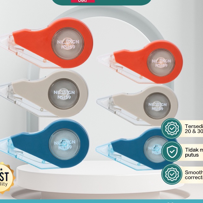 

Premium Nusn Correction Tape Pita si 3 2 Meter Sangat Halus Merekat Sempurna ENS159 ENS16