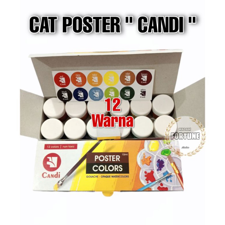 

KODE I92G CAT POSTER CANDI CAT AIR CANDI 12 WARNA