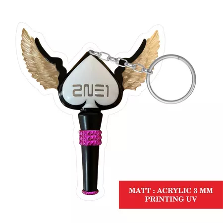 GANCI AKRILIK KPOP 2NE1 LS LOGO