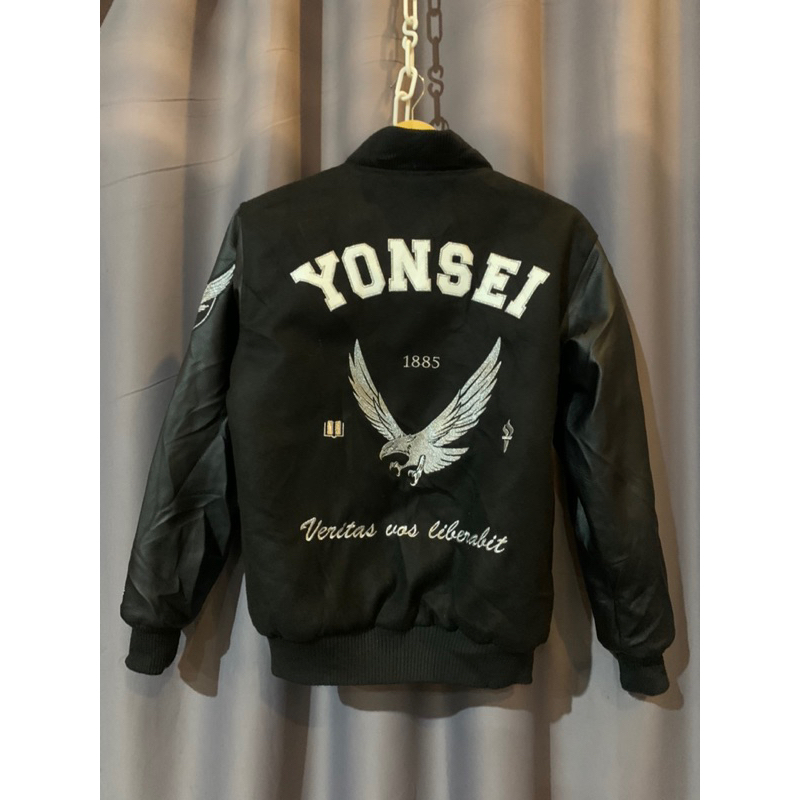 Univ Varsity Leather korea yonsei