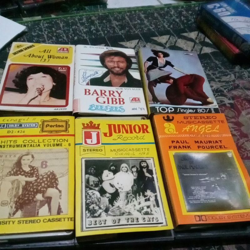 CUCI STOK KASET OLDIES BARAT POP JAZZ DLL