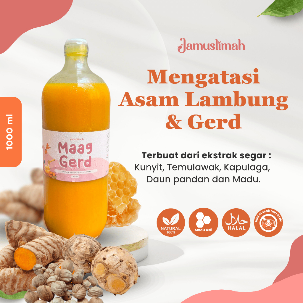 

Jamu Maag Gerd Asam Lambung 1 Liter Jamuslimah umisehat Menggunakan Bahan pilihan