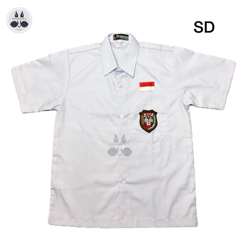 

Seragam Sekolah Osis Putih SD, SMP, SMA Lengan Pendek Putra/Putri