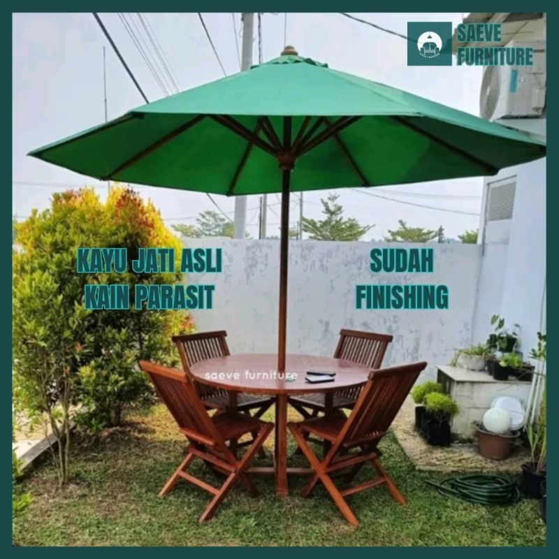 Meja Payung Outdoor Cafe_Set Meja Payung