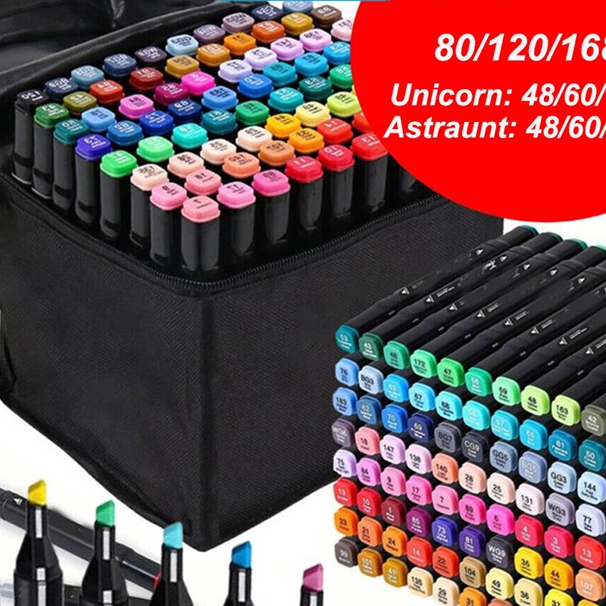 

KP8 Estation Spidol Warna Warni 1 Set Sketch Marker 2 Tip Touch Marker 486812168 Warna