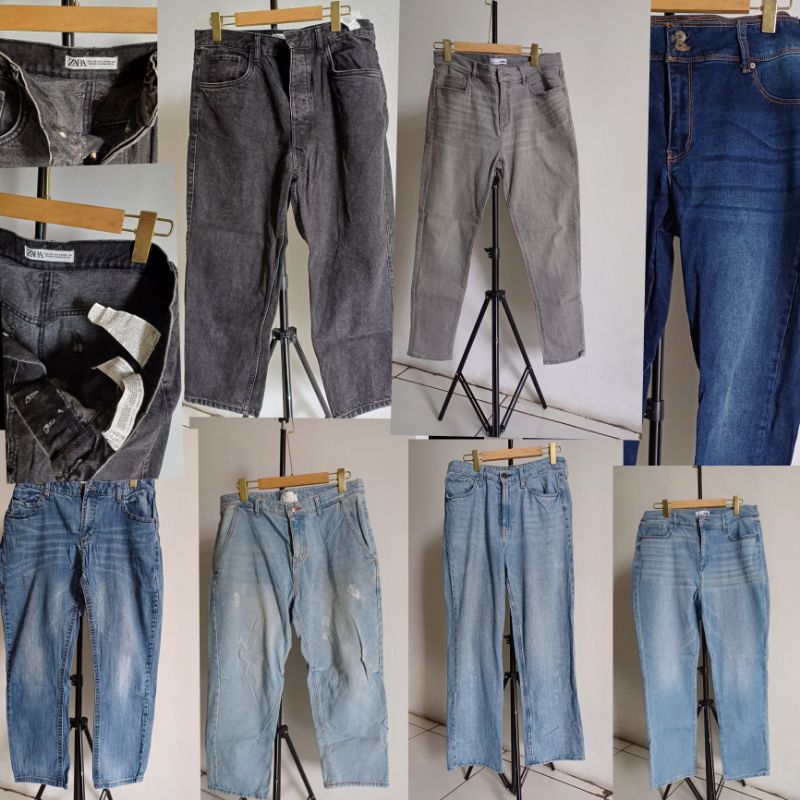 Celana baggy zara prelove original celana wanita kekinian gaya Korean