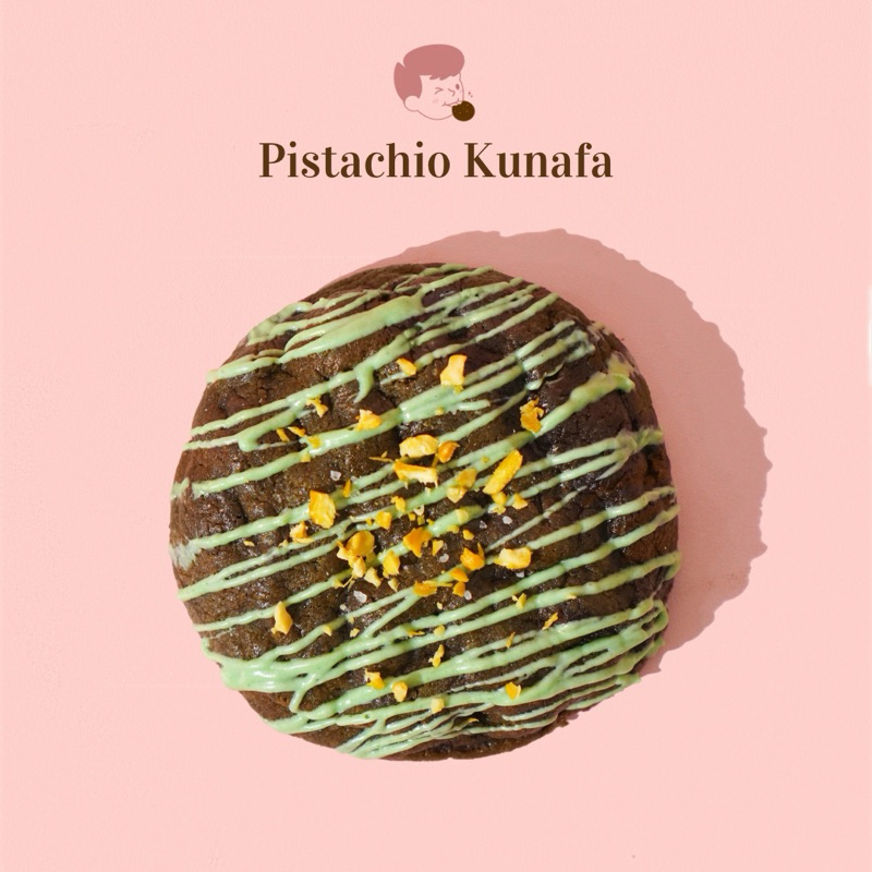 

Pistachio Kunafa Bundle of 3 Soft Cookie by Claate