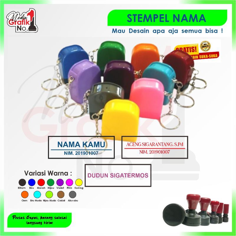 

COD Stempel Nama / Stempel Otomatis