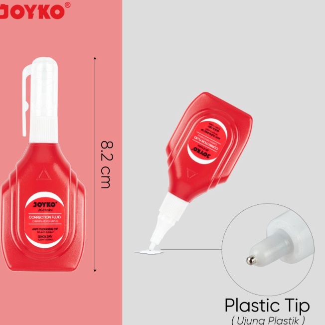 

KF7 Tipex Correction Tape JK 1 M Joyko 12pc Tip ex Cair Joyko