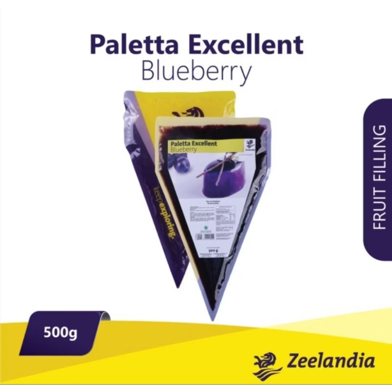 

PALETTA EXCELLENT BLUEBERY 500 GR/ SELAI ROTI/ TOPPING CAKE DAN ROTI