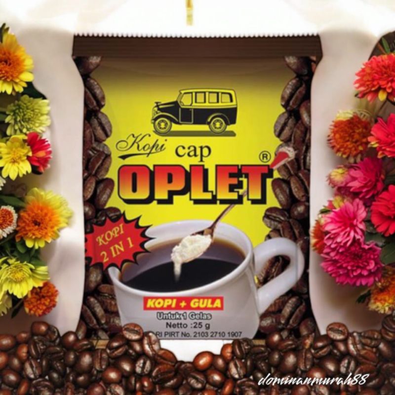 

OPLET KOPI + GULA 25 GRAM RENCENG ( 1 RENCENG ISI 20 PCS ) / KOPI CAP OPLET