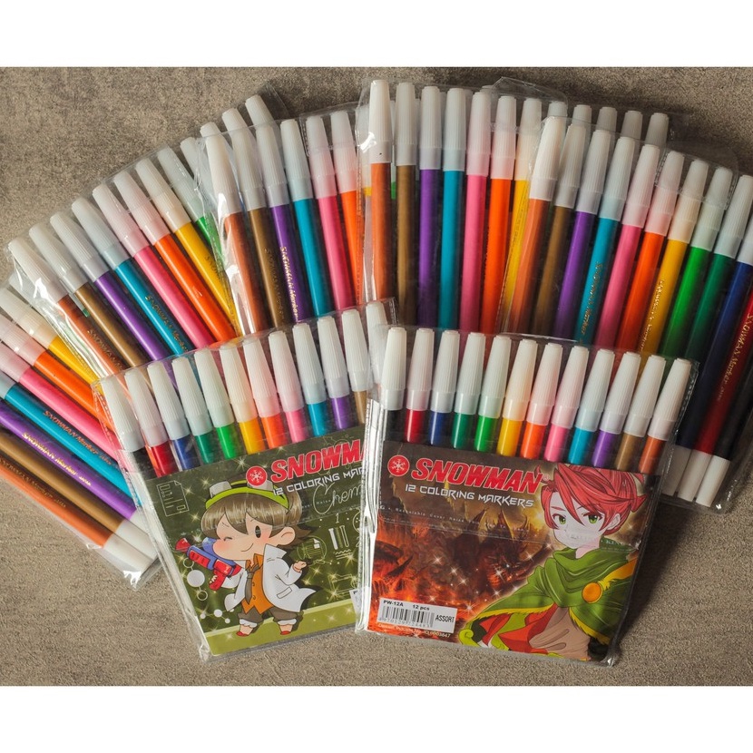 

FG2 Spidol Snowman 12 warna