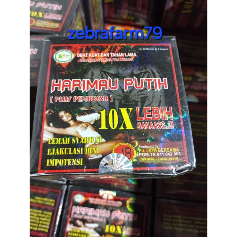 Kapsul Harimau putih 10X