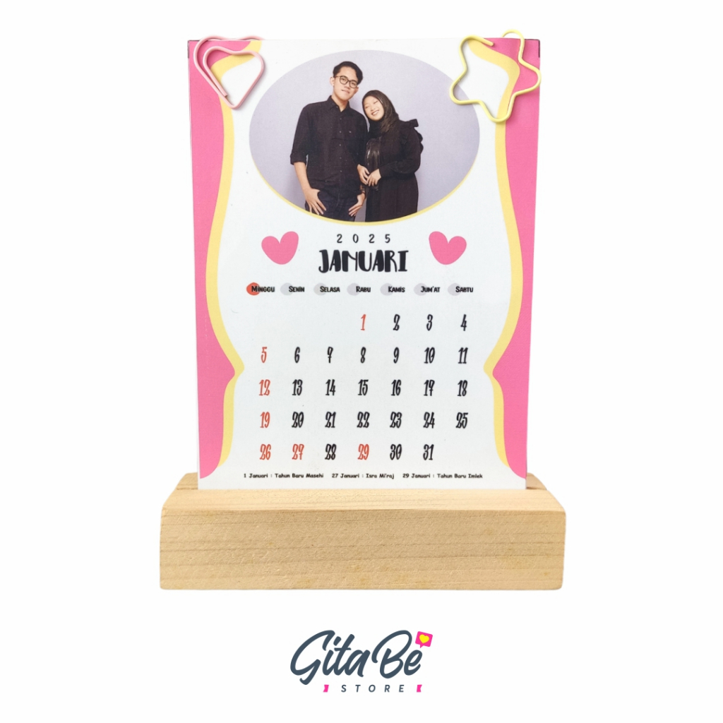 

MINI STANDING KALENDER 2025 CUSTOM | KALENDER LUCU | KALENDER COUPLE | KALENDER CUSTOM FOTO | CETAK KALENDER TAHUN BARU | KADO UNIK | HADIAH UNIK | FOTO KALENDER