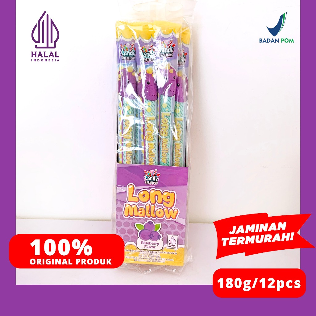 

LONG MALLOW MARSHMALLOW TWIST PANJANG 12 PCS