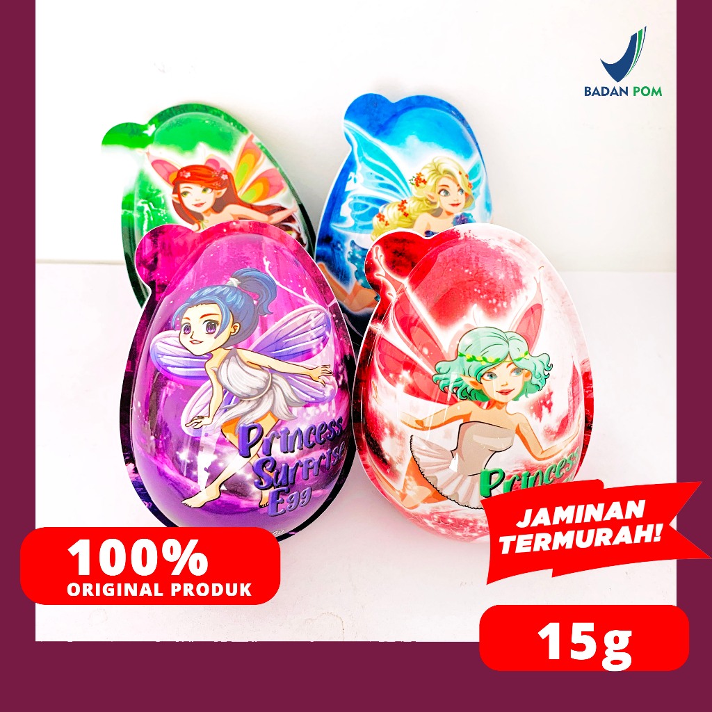 

TELUR KEJUTAN MENYALA / SURPRISE EGG PRINCESS EDITION CHOCOLATE GLOWING