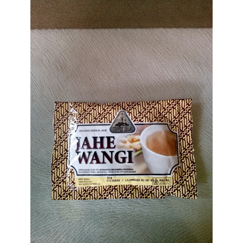 

Minuman Serbuk Jahe Wangi 1 renceng (10 sachet)