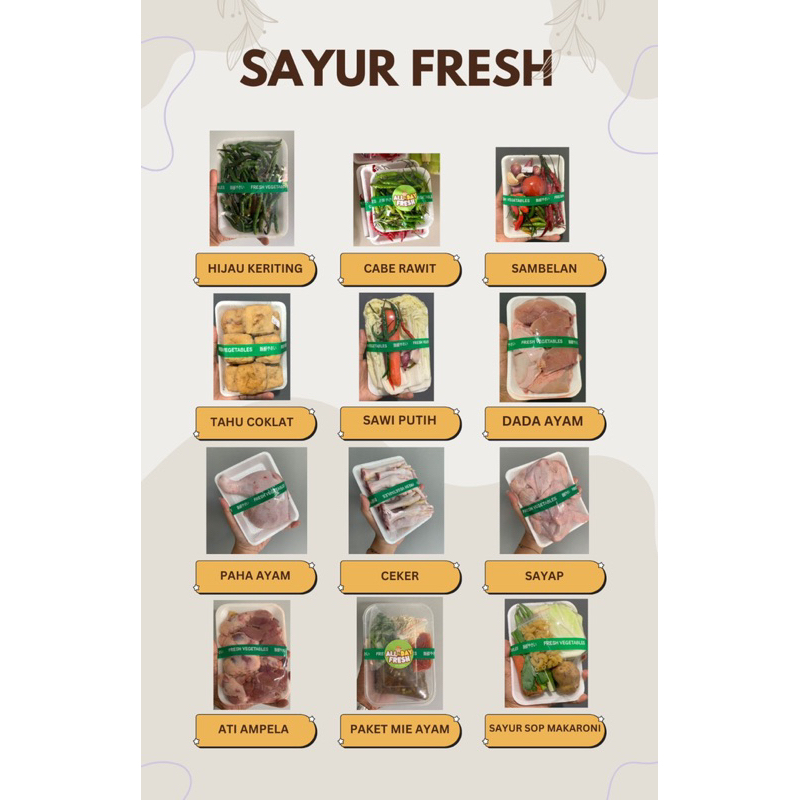 

Paket Sayur SAT SET Siap Masak Hemat Komplit Murah