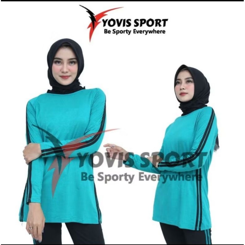 Baju Atasan Senam Yovis Sport Original