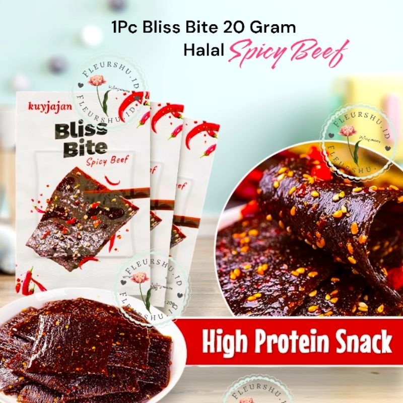 

Bliss Bite SPICY BEEF HALAL 20 GR - BISA GOSEND INSTANT
