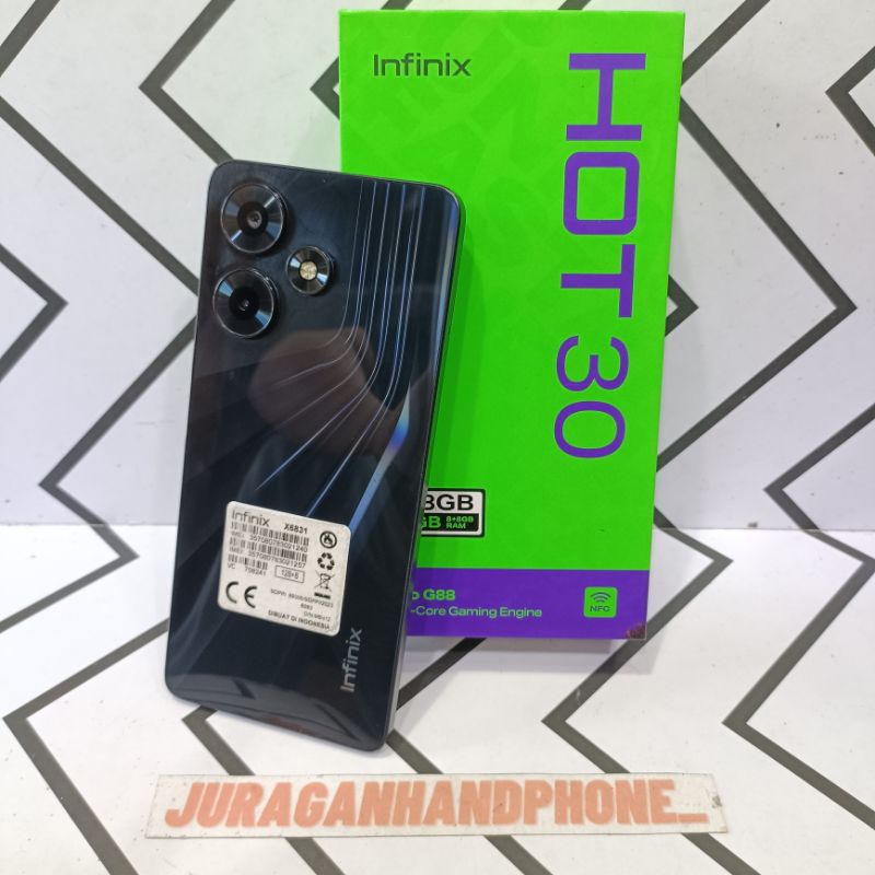 INFINIX HOT 30 NFC 8/128GB HP SECOND - LANGSUNG CEK DESKRIPSI