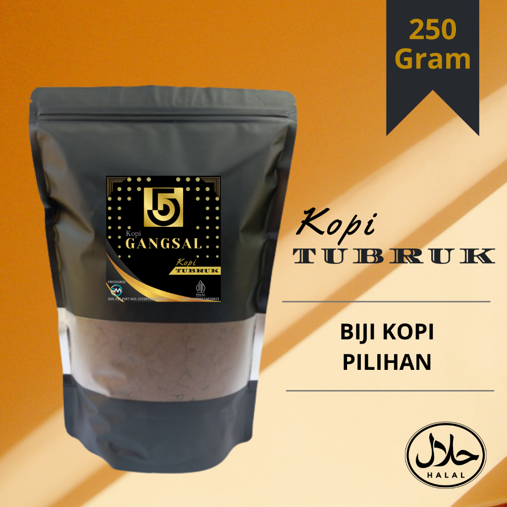 

Bubuk kopi Tubruk special giling halus 250 gram