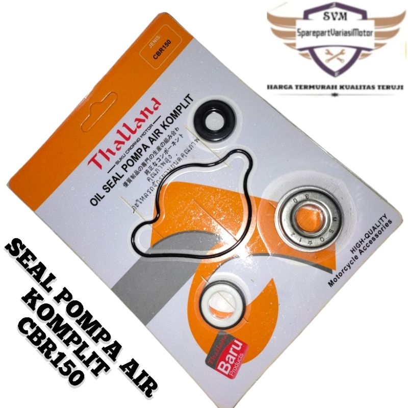 SEAL OIL SEAL SIL POMPA AIR KOMPLIT HONDA CBR150  MERK  THALLAND KUALITAS TERJAMIN HARGA TERJANGKAU
