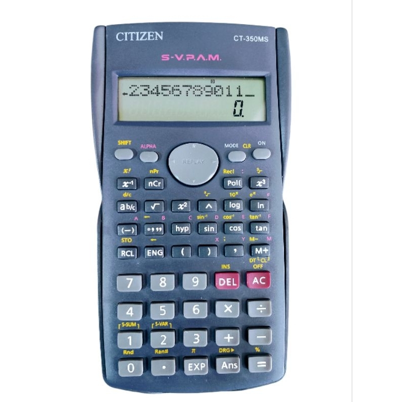 

Kalkulator Scientifie Rumus Kalkulator Ct-350MS Diameter 15,5cm×8,5cm