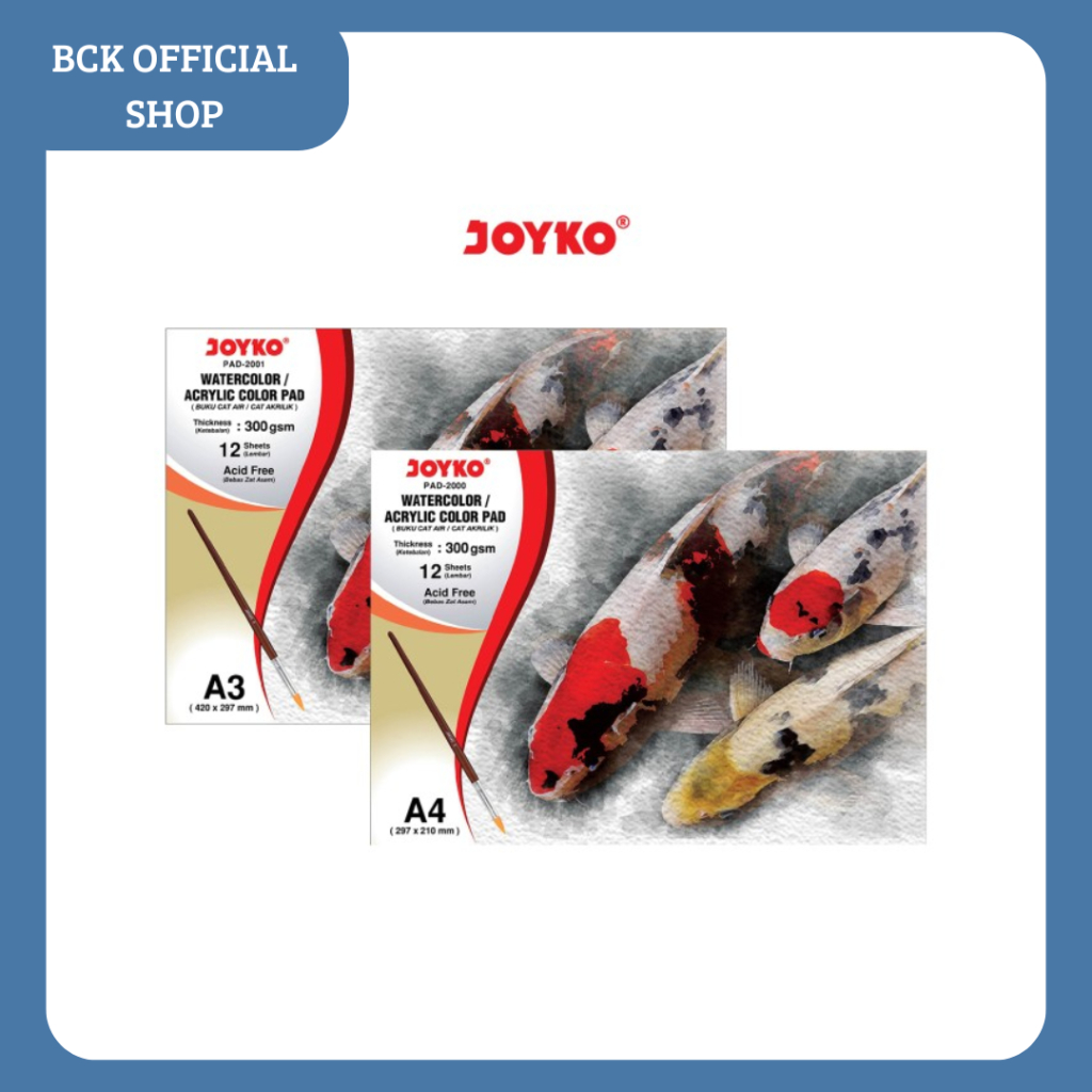 

Sketch Pad | Acrylic Pad Joyko PAD-2000 Ukuran A4 (PCS)