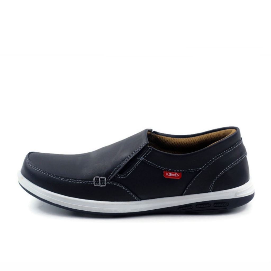 sepatu kerja pria pantofel tanpa tali