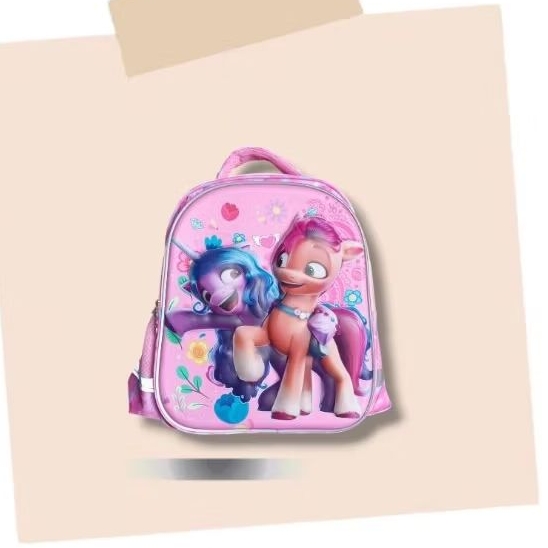 tas ransel anak perempuan pink kuda poni