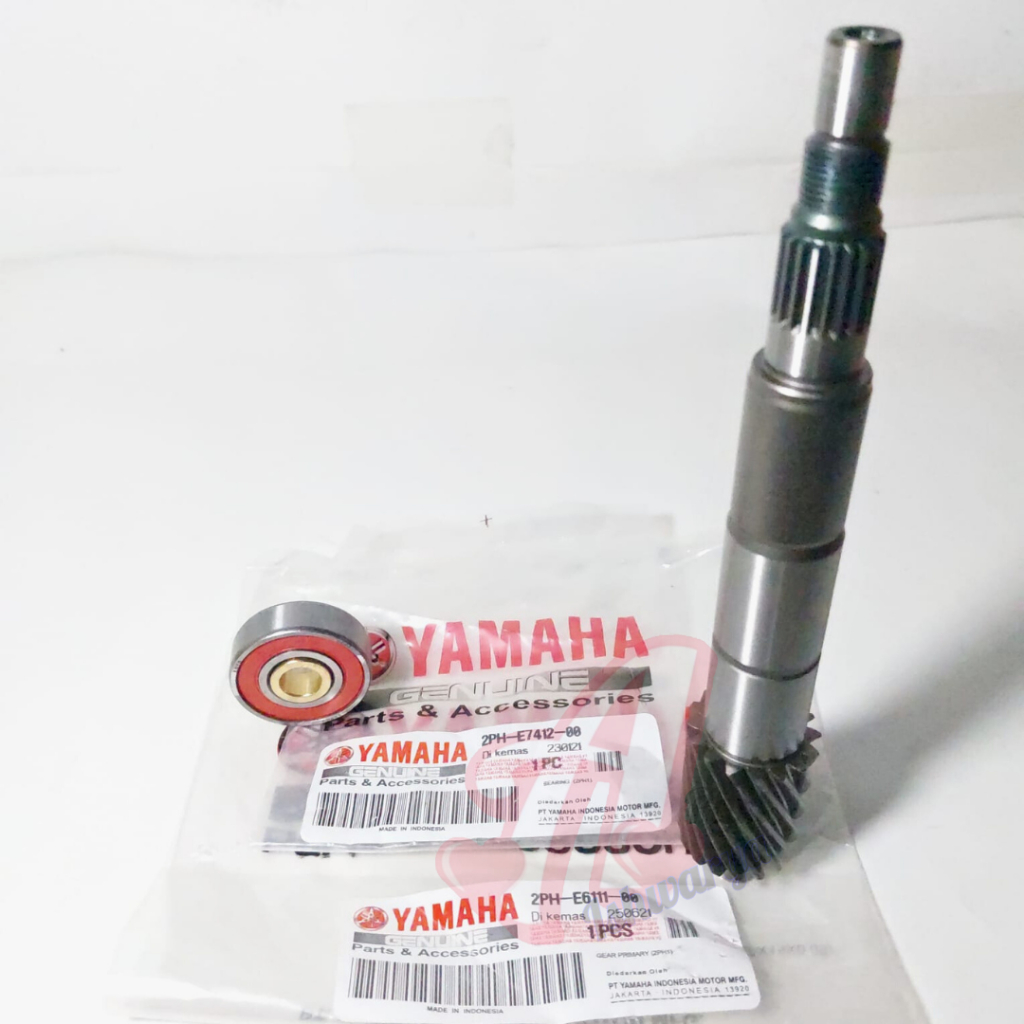 As Pully Shaft Drive Belakang Mio M3 Kode 2PH Bearing Laher 6202 CVT Kuningan Mio Fino Soul X-Ride