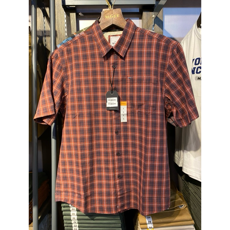 MGEE KEMEJA CASUAL PRIA LENGAN PENDEK ORIGINAL MGEE ALTO CKKR 158