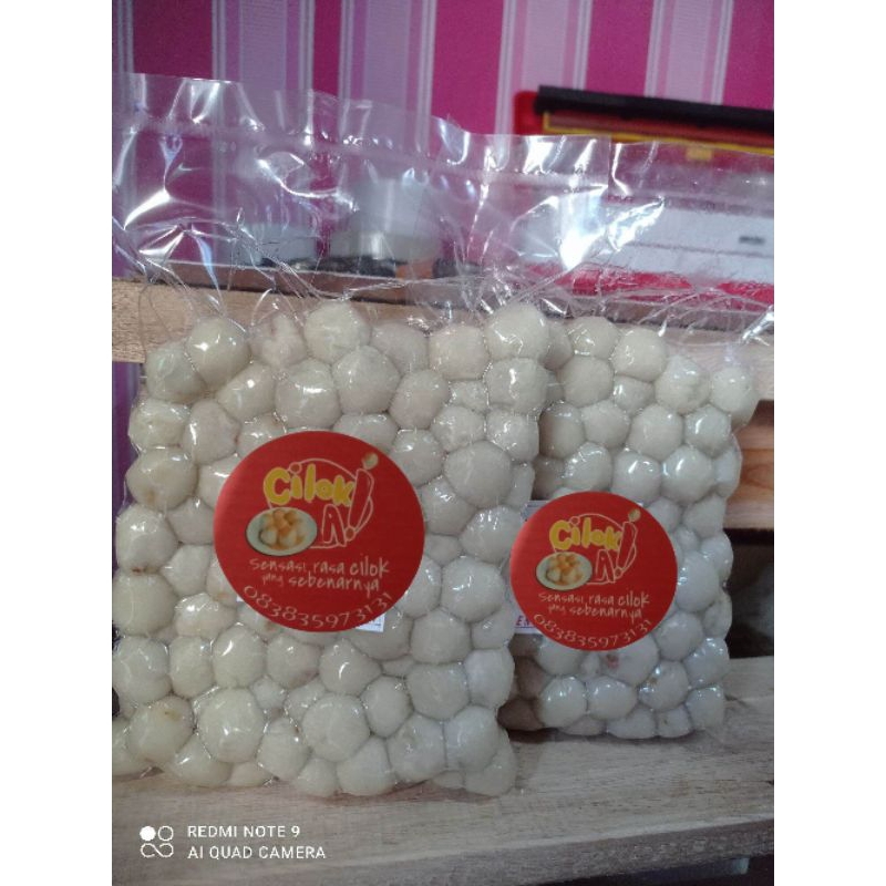 

1kg + bumbu CILOK CORAH Ai plus bumbu siap saji