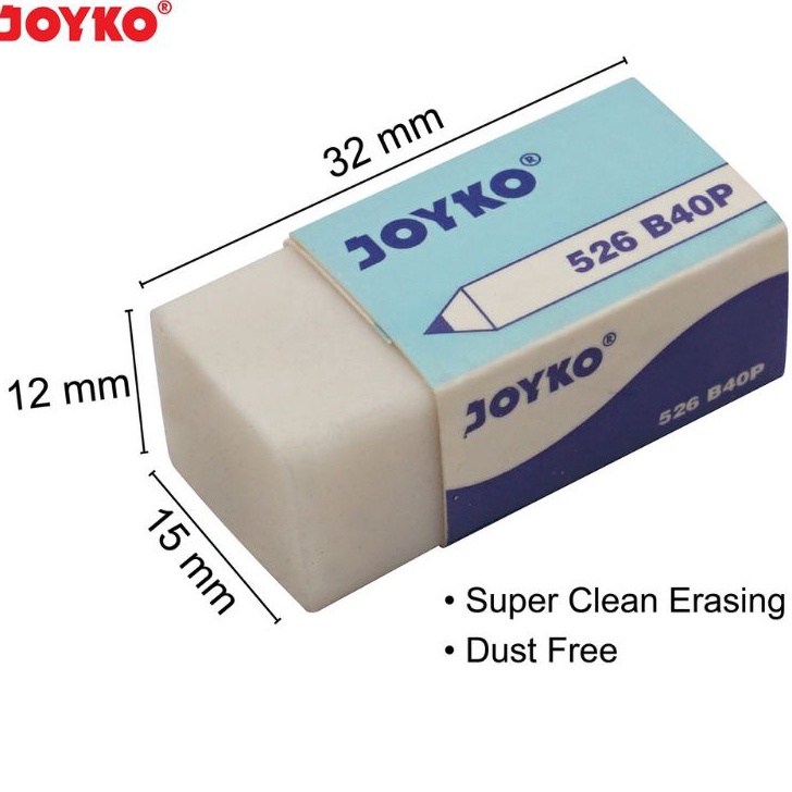 

FG2 Penghapus Joyko B4 putih kecil 1pak4pcs