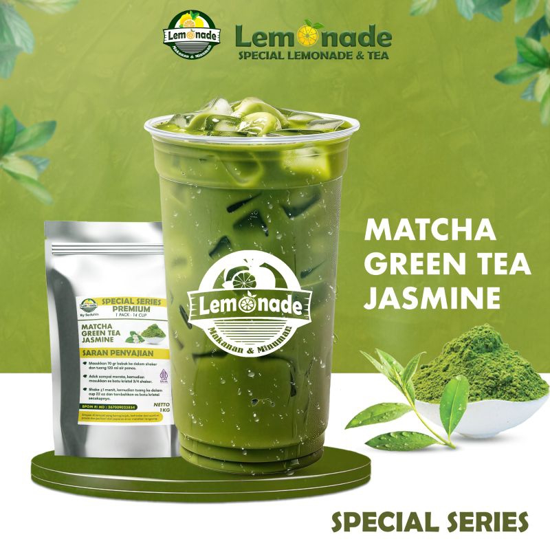 

LEMONADEOFFICIAL - Minuman Matcha Jasmine 1Kg