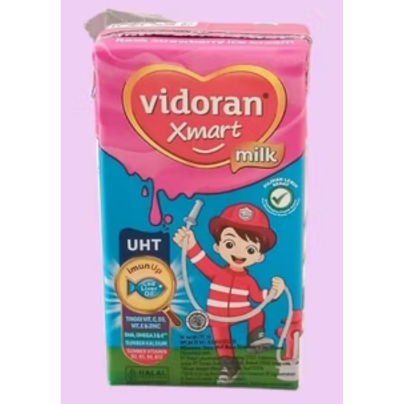 

VIDORAN XMART SUSU UHT COKLAT & STROBERI 110ml