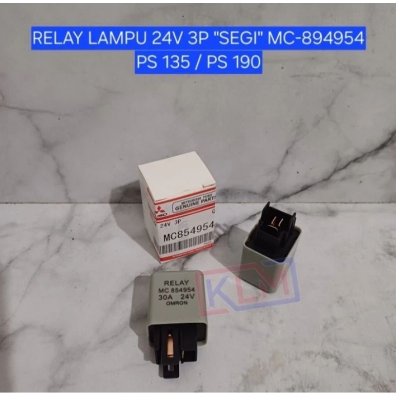 relay head lamp relay lampu kaki 3 24v ps135 ragasa ps190 MC854954