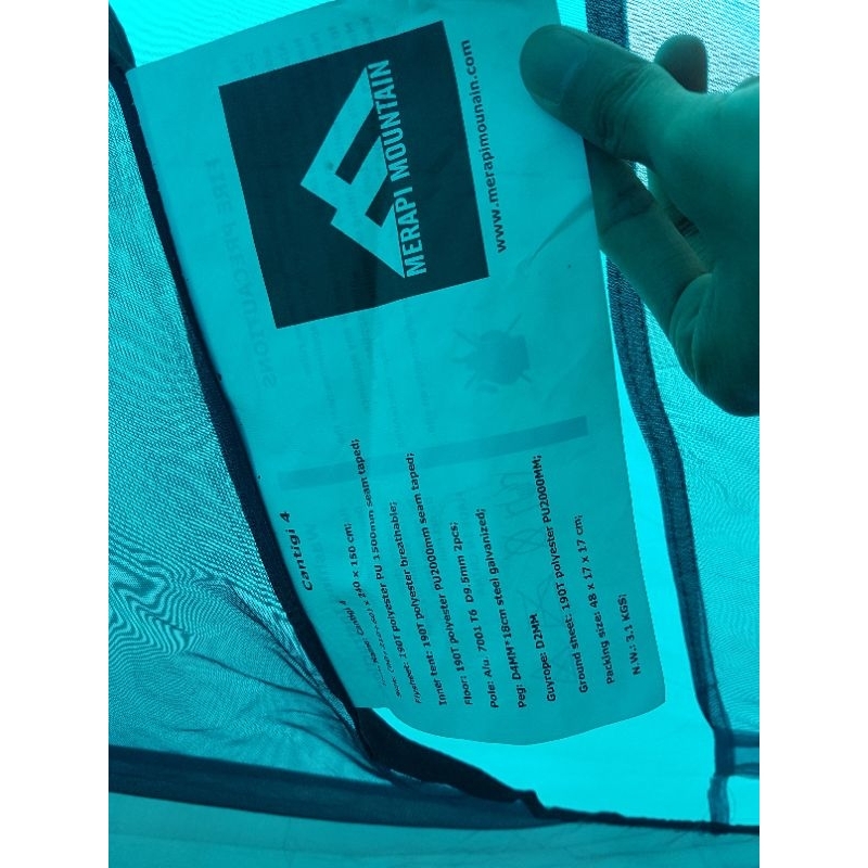 TENDA second MERAPI MOUNTAIN CANTIGI 4