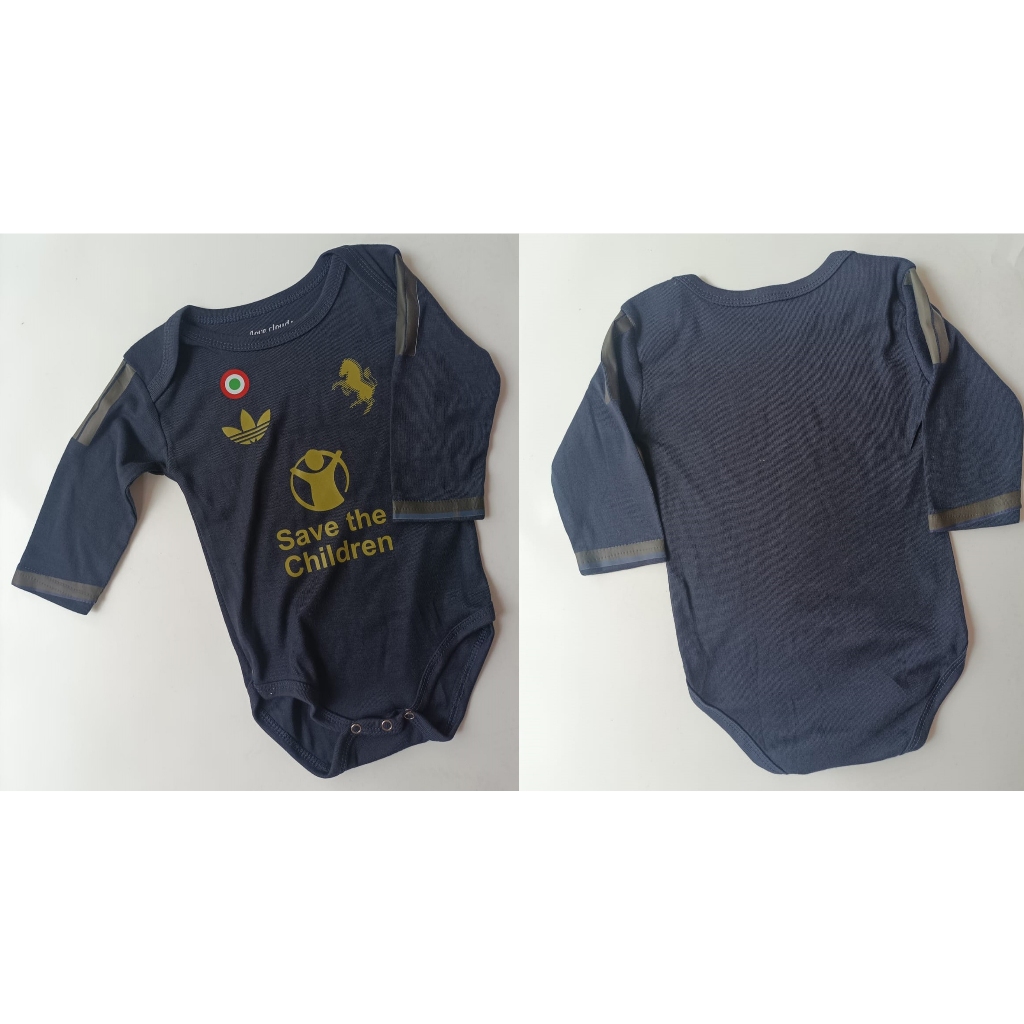 Romper Baju Bayi Bola Jumper Jumpsuit JuventusFC THIRD 2024 2025 Lengan Panjang