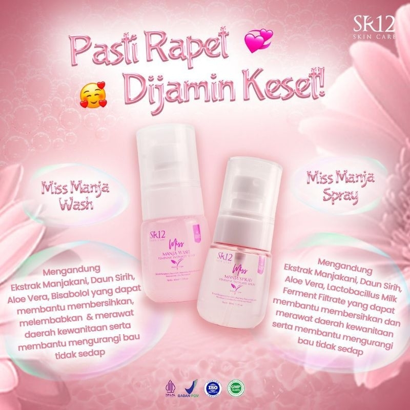 SR12 MISS MANJA WASH SPRAY | SABUN MISS V | PEWANGI MISS V | KESEHATAN MISS V