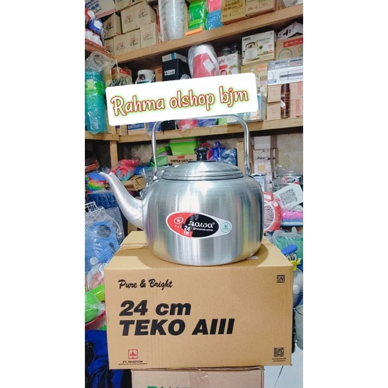 TEKO MASPION JAWA ALMANIUM UK 24CM /CIRAT MASPION JAWA