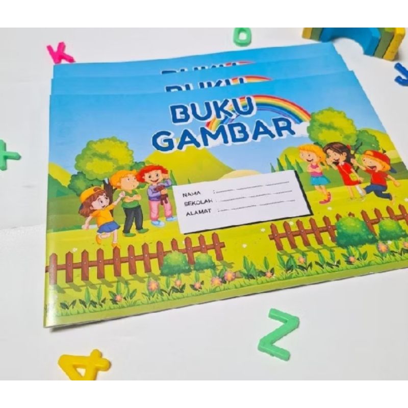 

Buku Gambar Anak Sekolah Kertas Tebal Isi 10 Lembar 20 Halaman