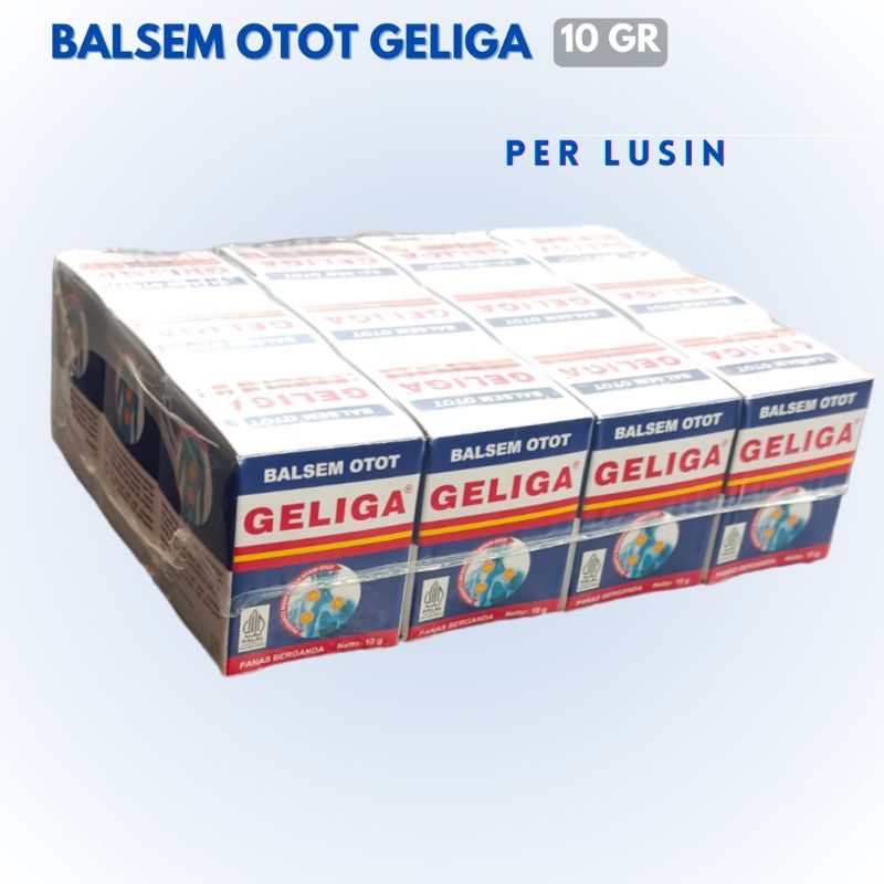 (Lusinan) Balsem Otot Geliga 10 GR Balsem Gosok