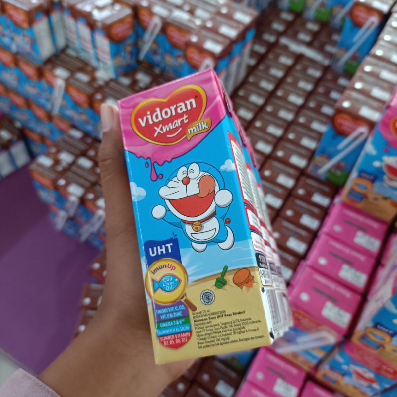 

[Promo Dapat 3] Susu Vidoran Smart Uht Coklat Strawberry 175 Ml