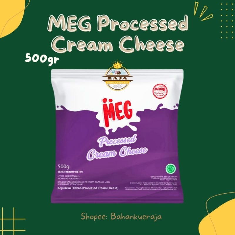 

MEG Procesed Cream Cheese 500gr / Keju Krim MEG ( ED : MEI 2025 )