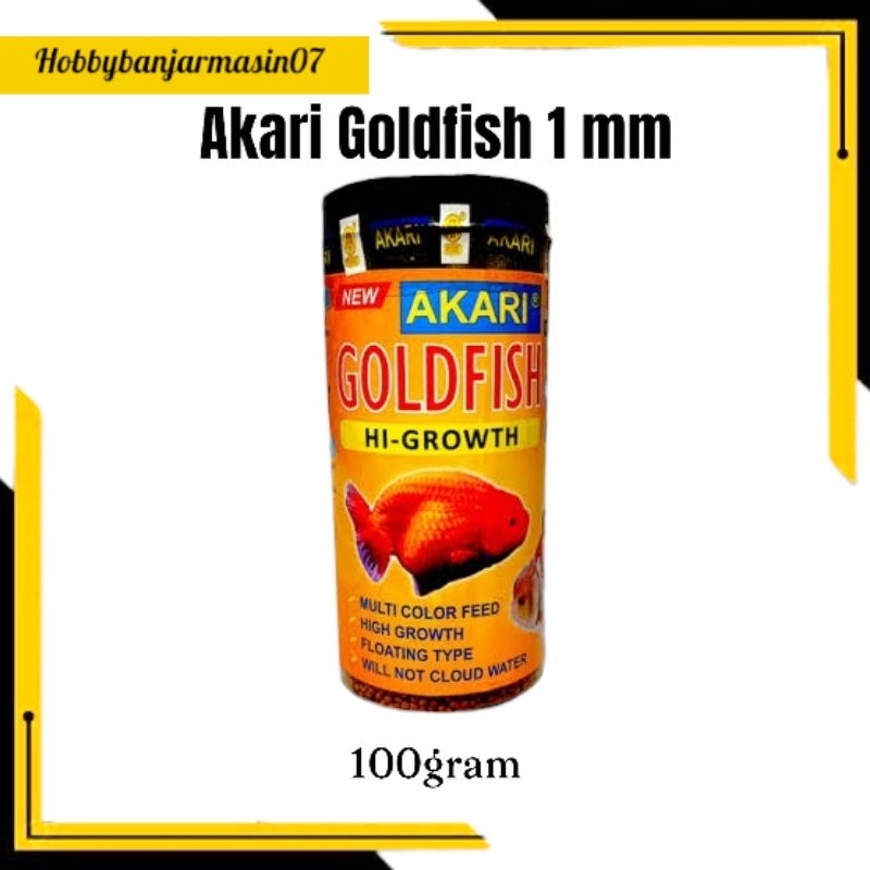 AKARI GOLDFISH 100GRAM  PAKAN KOKI MAKANAN KOKI MAKANAN IKAN HIAS KOI KOKI