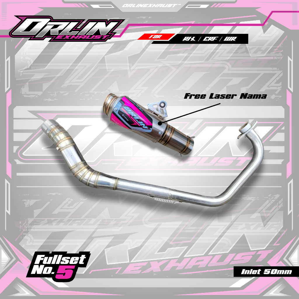 Knalpot Racing KLX CRF WR Dtracker | Herex Surex Yerex | Original ORLINEXHAUST.