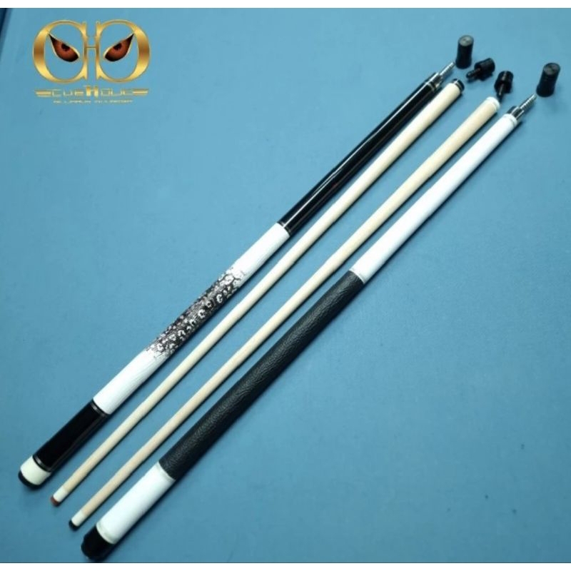 MODEL FURY CW CUE - NO LOGO - WHITE - BLACK