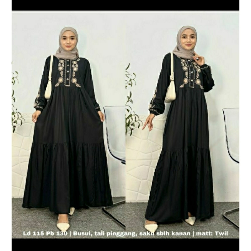 Gamis / Midi Hitam